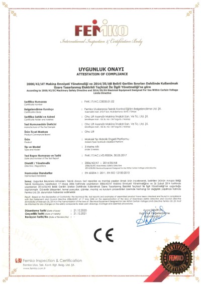 CE_Scissor Disabled Lift